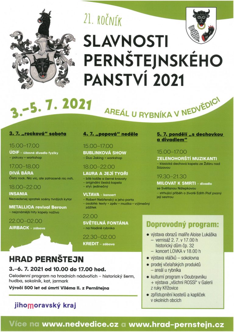 Slavnosti Pernštejnského panství 2021